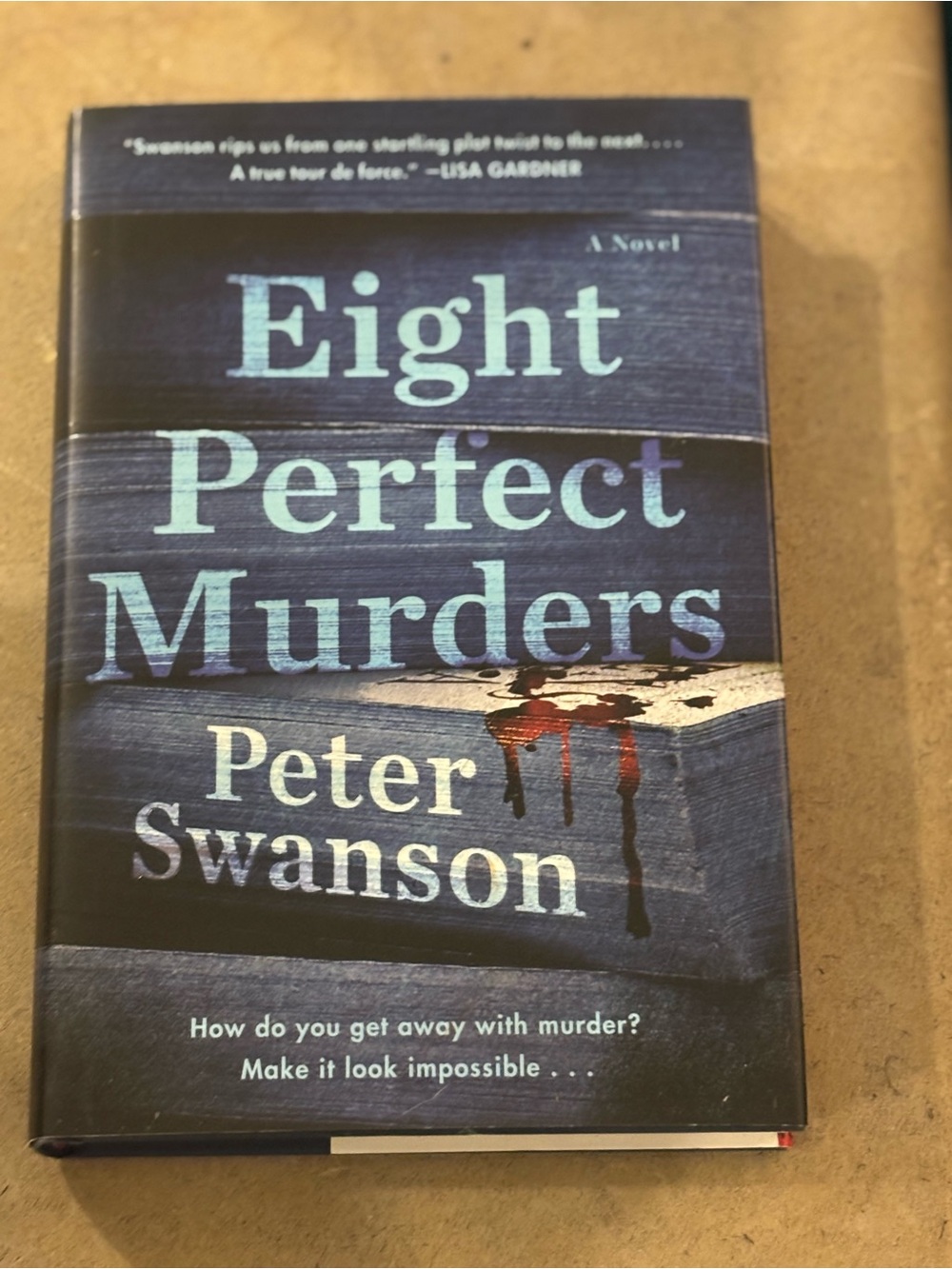 Eight Perfect Murders by Peter Swanson - NEW Hardcover Father’s Day Gift!